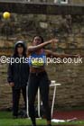 Womens heptathlon shot putt, EAP International Cominted Events, Hexham. Photo: David T. Hewitson/Sports for All Pics